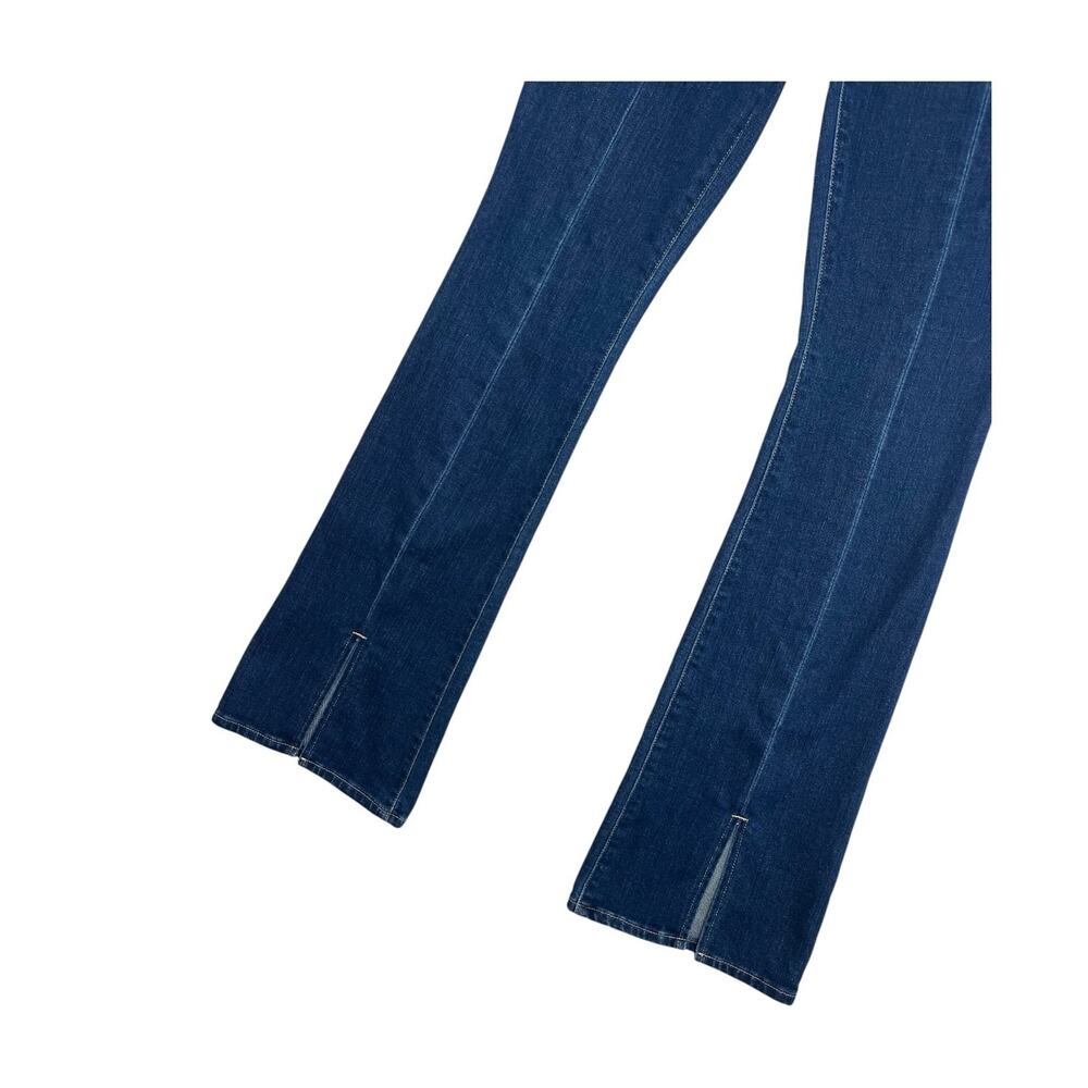 LAgence Beatrix Jeans Womens 27 Blue High Rise Bootcut Slit Hem Denim Designer - Picture 5 of 10